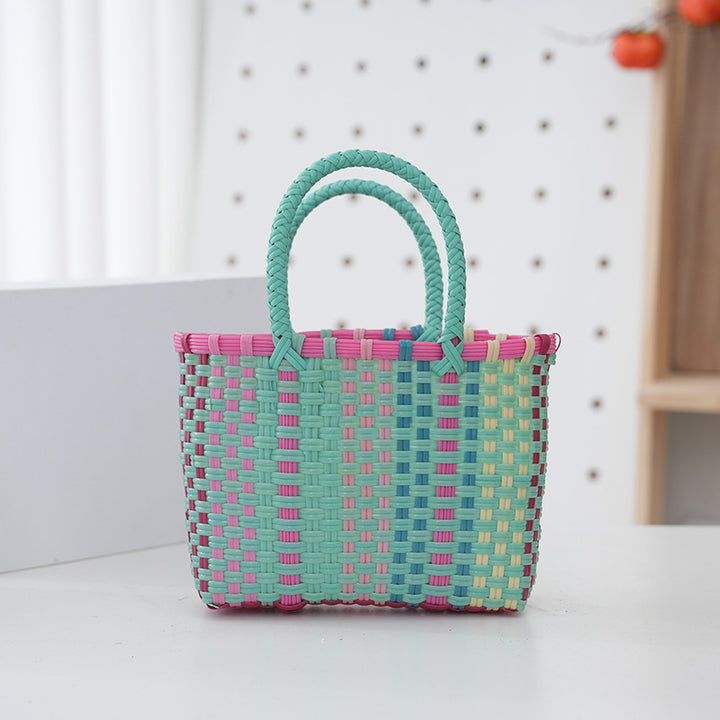 Handbag Made of Durable Plastic Fabric with Braided Design Stornfield