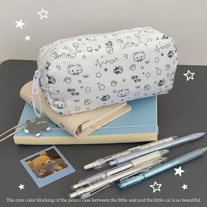 Cute Illustrated Storage Pouch
