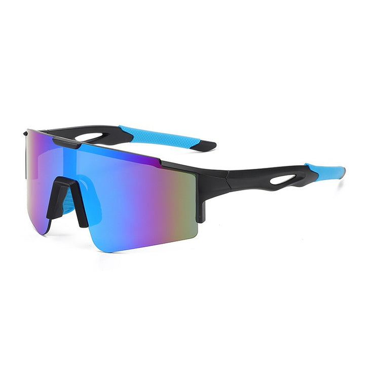 Unisex nan sporty polarizing bike sunglasses with a one-piece visor and non-slip temples Stornfield