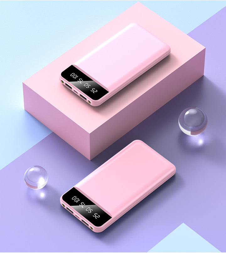 Portable power bank with digital smart display and fast charging speed Stornfield