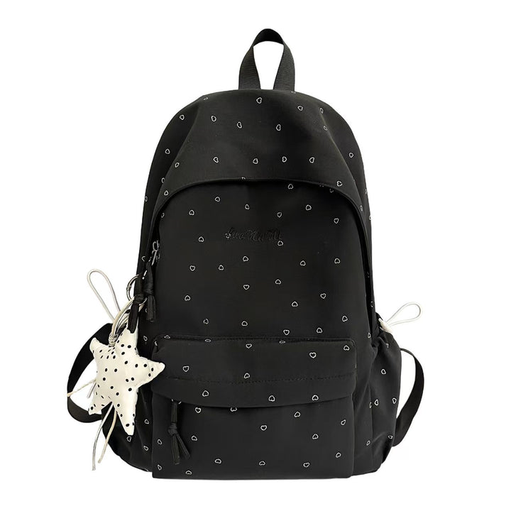 Backpack with Unique Heart Applications and Practical Structure Stornfield