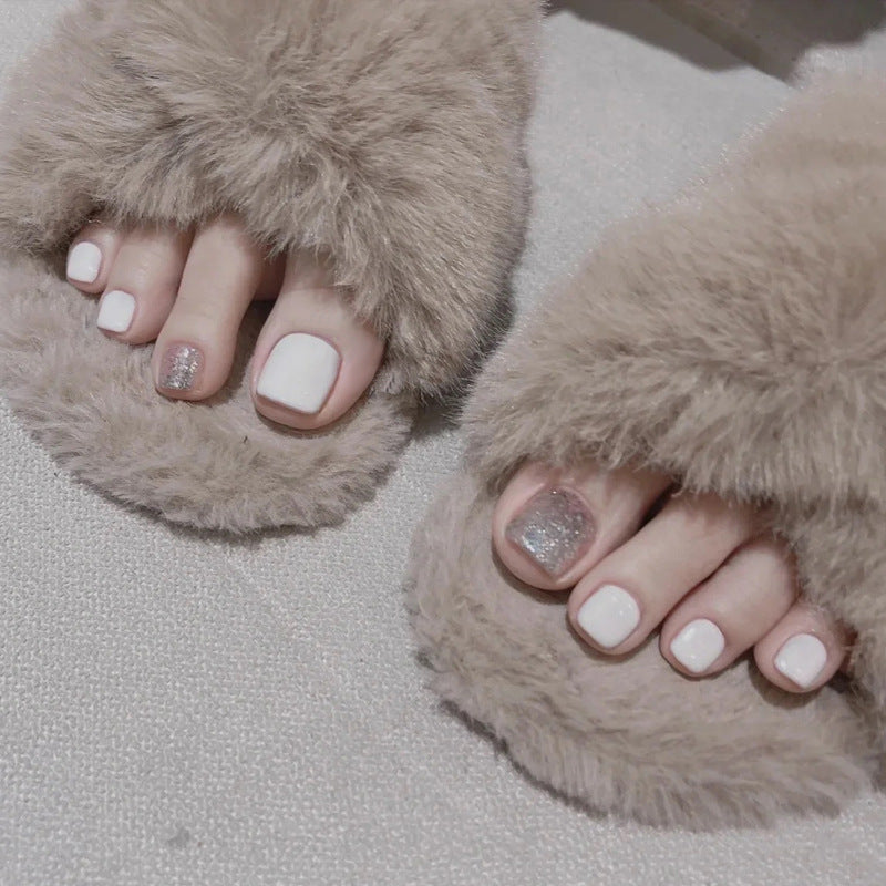 Luxury Press-On Toenail Art Set Stornfield