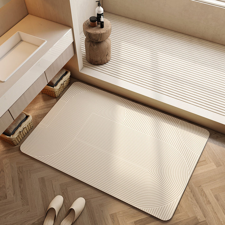 Geometric Patterned Bath Mat Stornfield