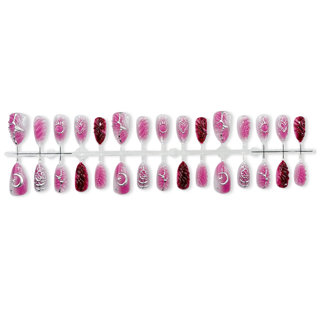 Decorative Press-On Nail Art Set 1790746070