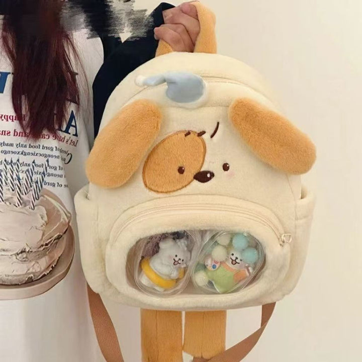 Backpack with Clear Viewing Window and Animal Design Stornfield