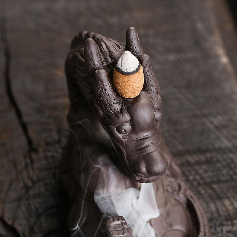 Artistic Dragon-Inspired Incense Holder