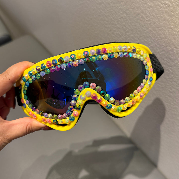 Ladies Ski Goggles with Sparkling Crystal Frame Stornfield