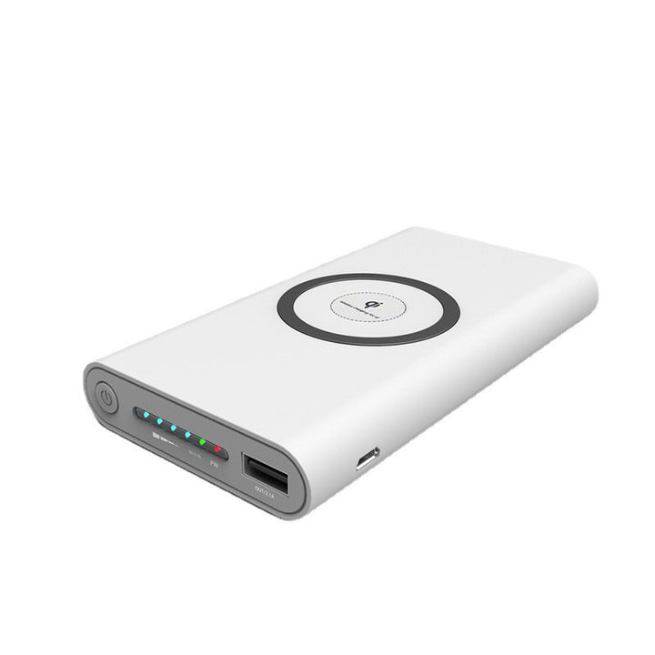 Power bank with wireless charging function and intelligent battery status display Stornfield