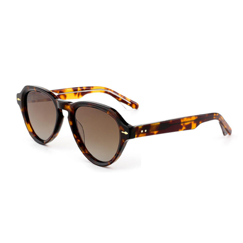 Ladies fashionable sunglasses in elegant, round design with polarized lenses Stornfield