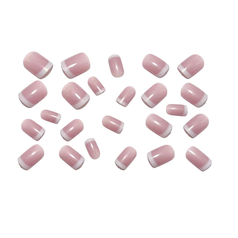 Artificial Nails in Elegant French Tip Style Stornfield