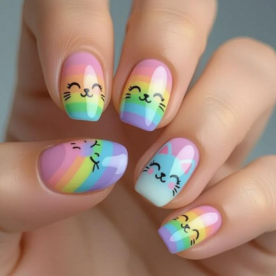 Creative Cat-Themed Nail Art Kit Stornfield