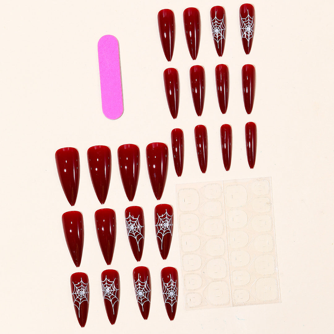 Halloween-Themed Stiletto Nail Art Extensions Stornfield