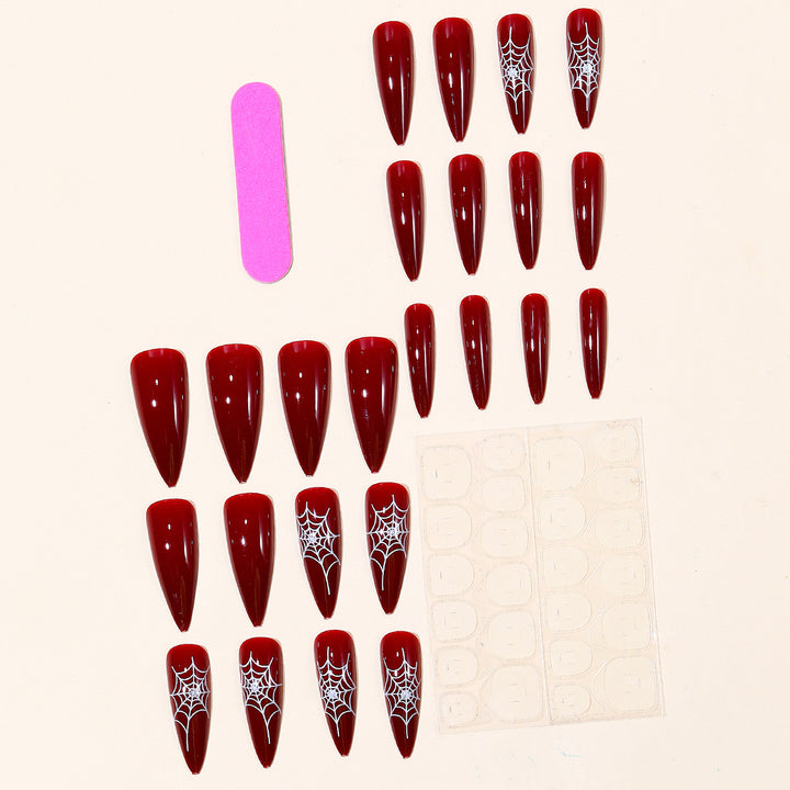 Halloween-Themed Stiletto Nail Art Extensions Stornfield