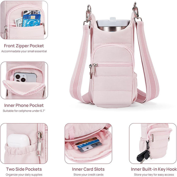 Practical bottle and phone carrying bag Stornfield