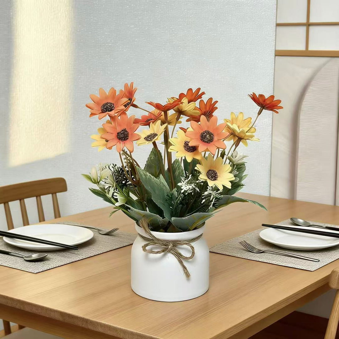 Decorative Floral Centerpiece for Indoor Display