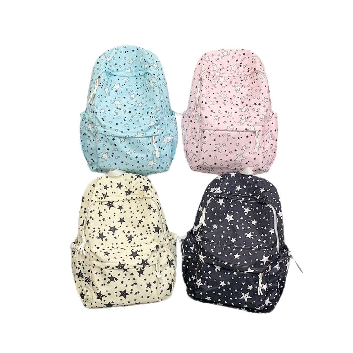 Backpack with High-Quality Star Pattern and Multifunctional Compartments Stornfield
