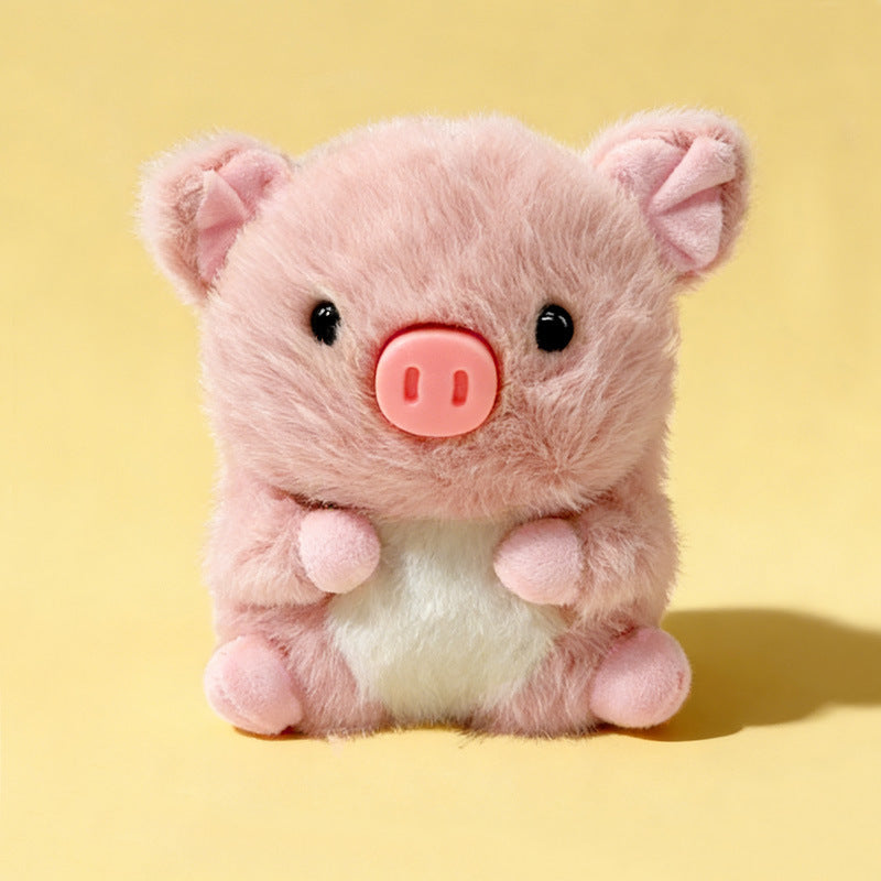 Plush Sitting Dino Cuddler with Ultra-Soft Faux Fur and Embroidered Face Stornfield
