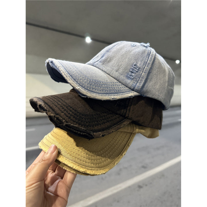 Women's Distressed Denim Baseball Cap Stornfield 1784084028