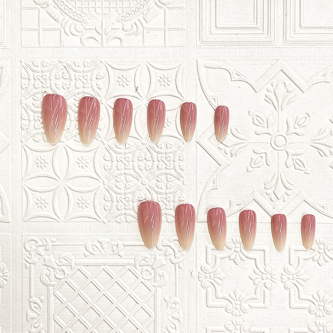 Elegant Ombre Press-On Nails Stornfield