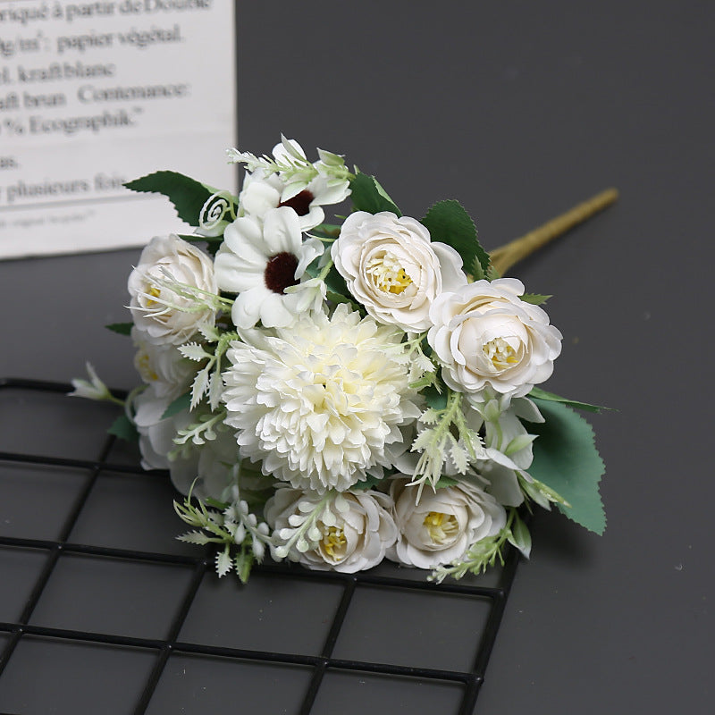 Lifelike Floral Bouquet Arrangement