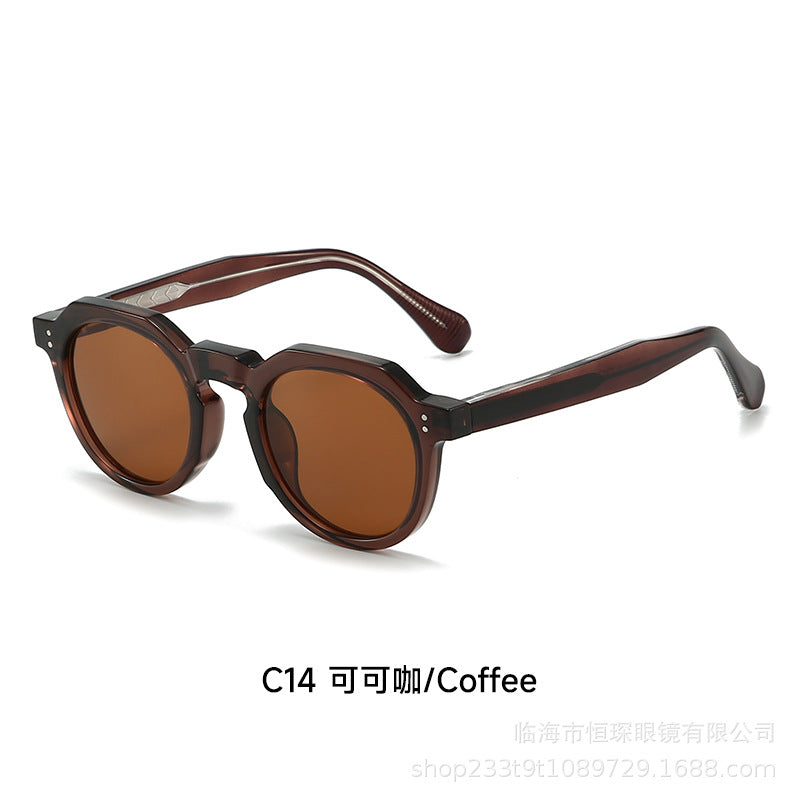 Ladies stylish sunglasses with unique octagonal frame Stornfield