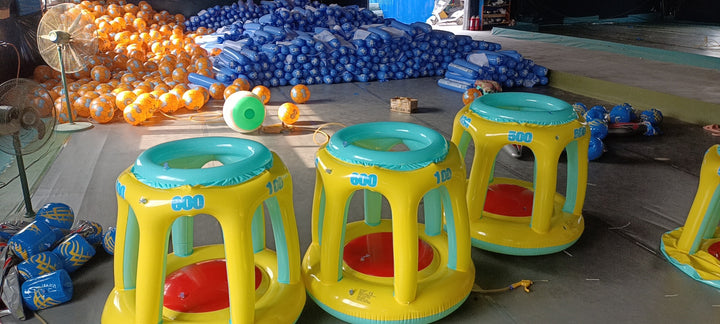 Women inflatable water play island Stornfield
