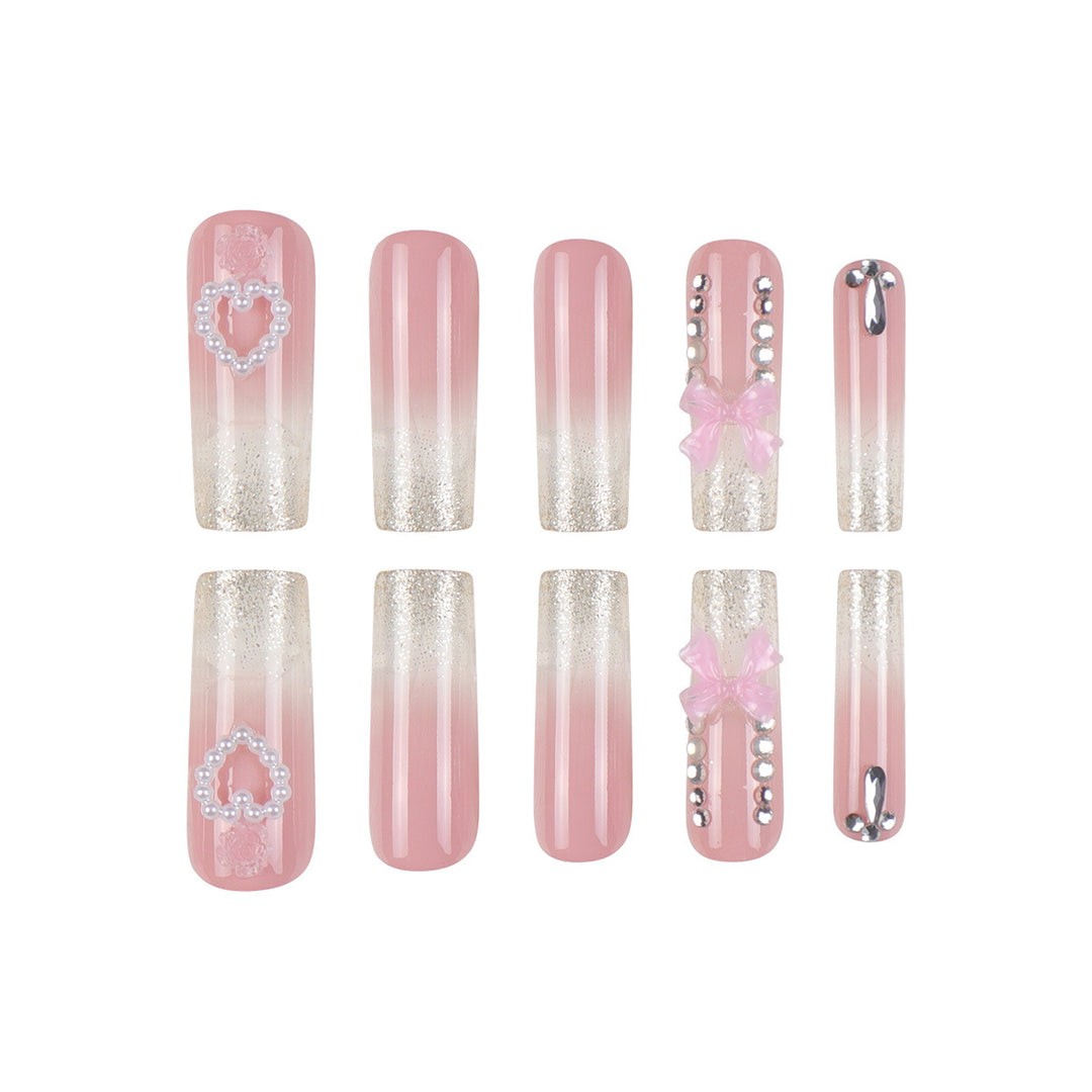 Decorative Long Acrylic Nail Extensions Stornfield