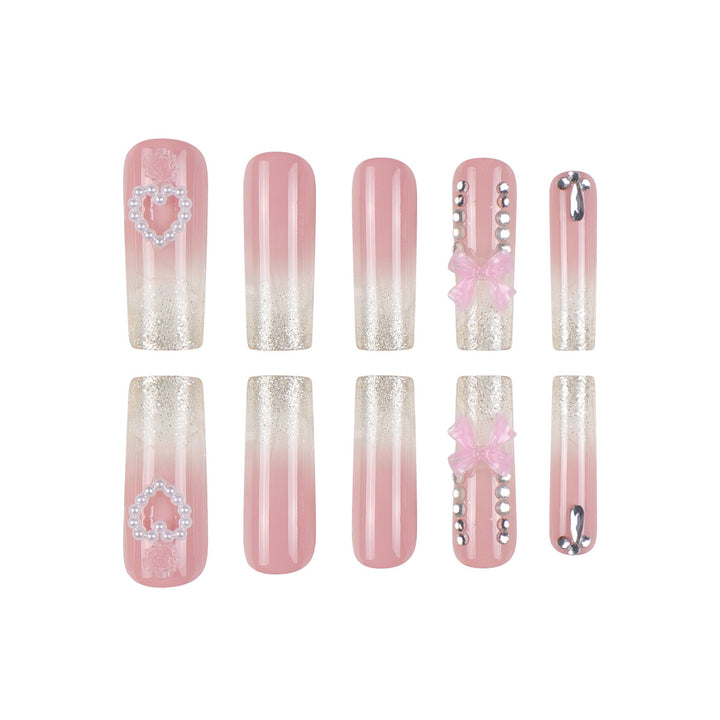 Decorative Long Acrylic Nail Extensions Stornfield