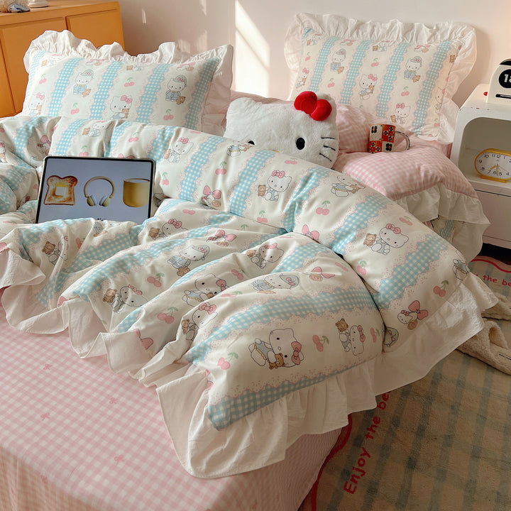 Playful Cartoon-Themed Comforter Set