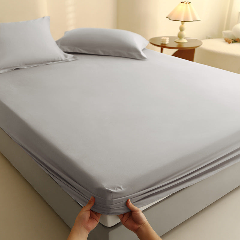 Breathable comfort fitted sheet set with extra deep pocket made of elastic modal blend and all-around elastic