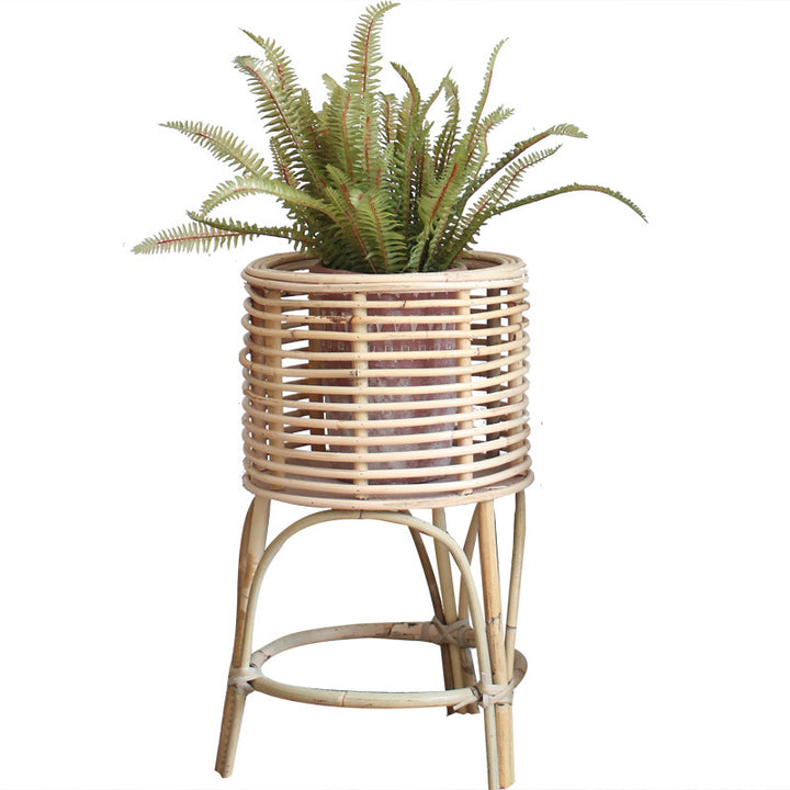 Rattan plant stand with modern design Stornfield