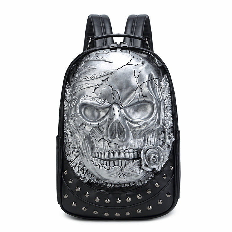 Stylish backpack with skull design Stornfield