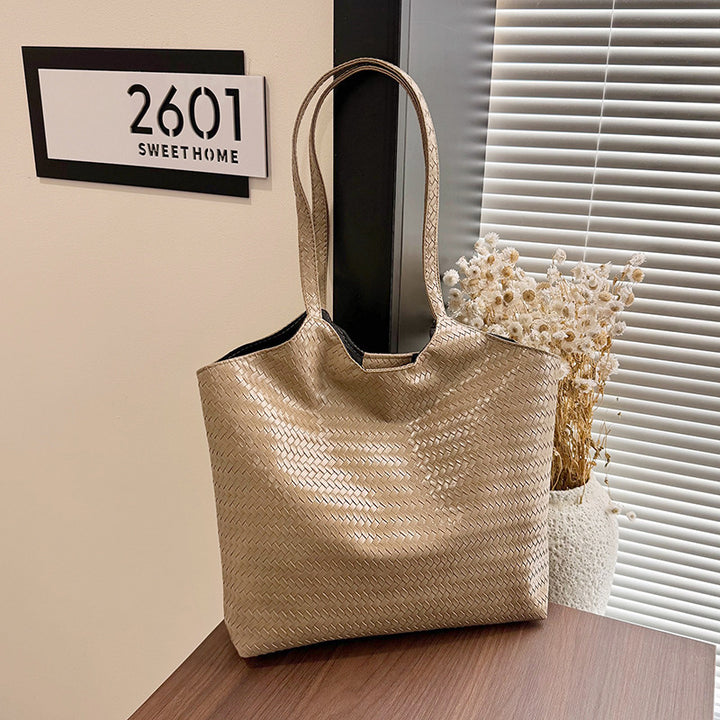 WoSpacious Woven Tote Bag Stornfield