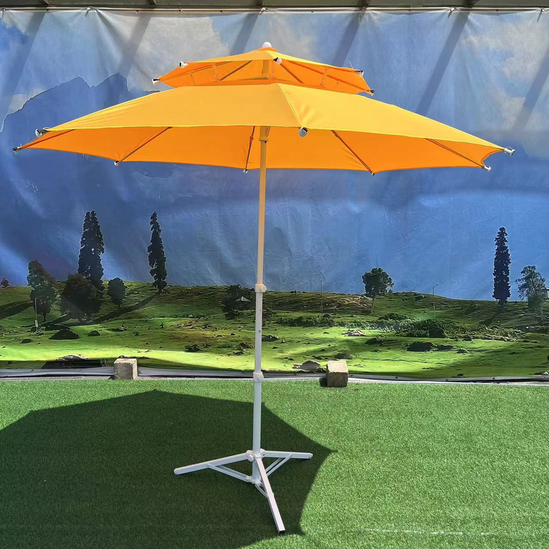 Sun protection umbrella with adjustable tilt angle Stornfield