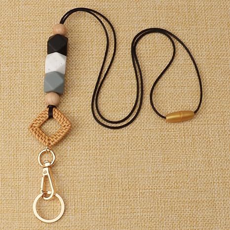 Decorative Bead Keychain Holder Stornfield