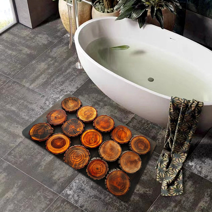 Natural Wood Grain Bath Mat Stornfield