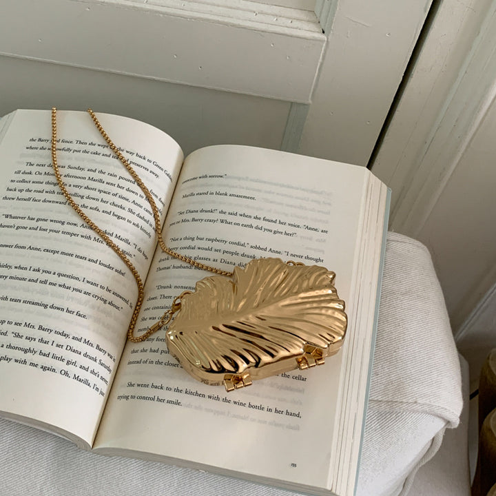 Leaf-Shaped Evening Clutch