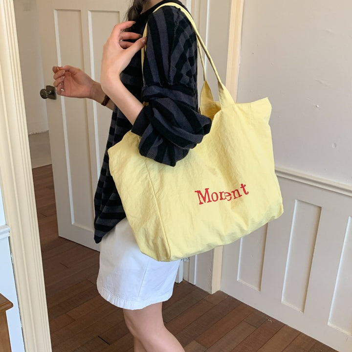 Spacious Canvas Tote Bag