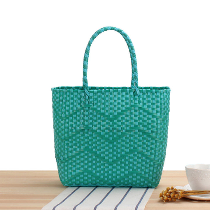 Braided shopping bag with structured design Stornfield