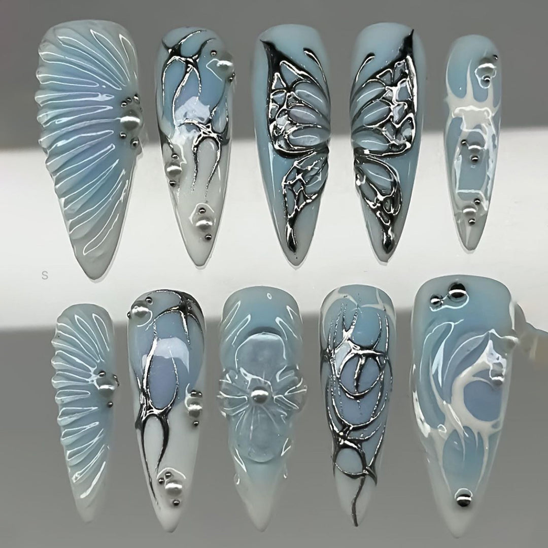 Thematic Artisan Press-On Nail Set Stornfield