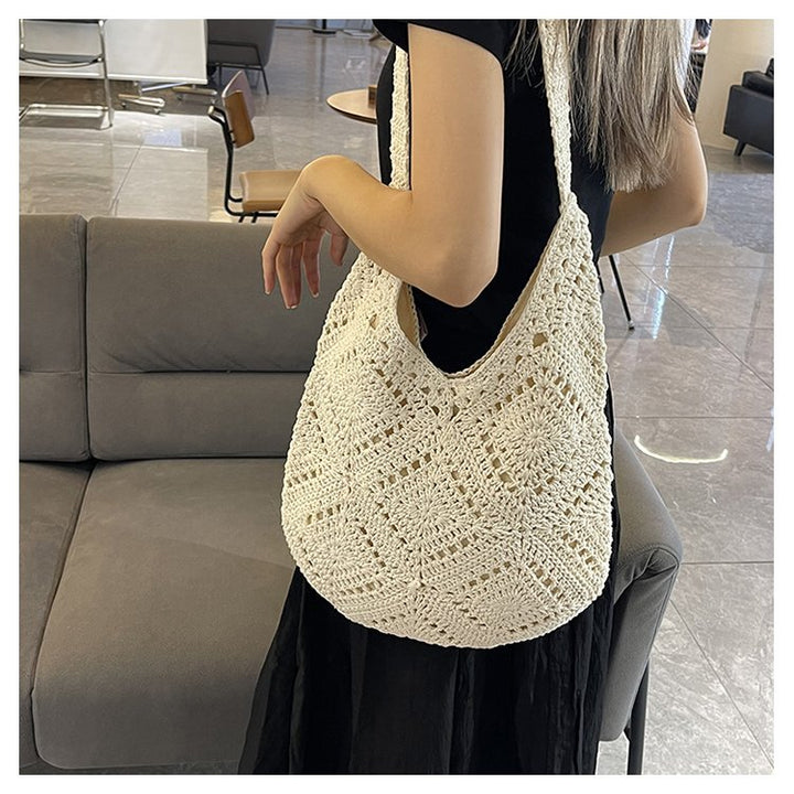 Natural and Hand-Knotted Casual Tote Bag Stornfield