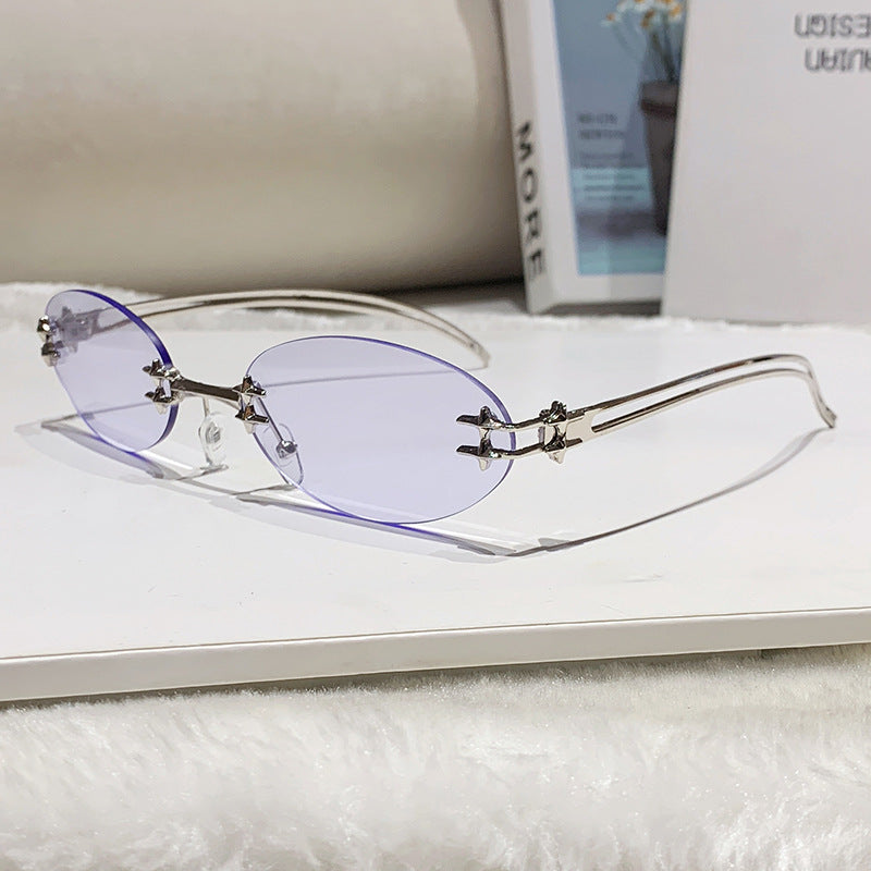 Women's elegant metal glasses with filigree design Stornfield