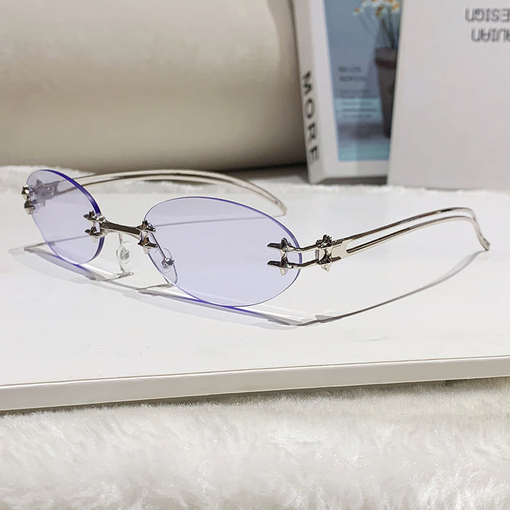 Women's elegant metal glasses with filigree design Stornfield