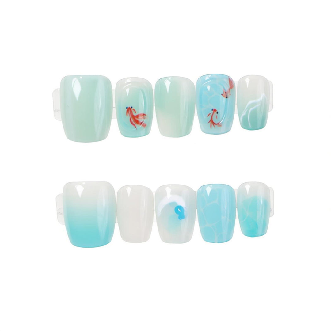 Ocean-Inspired Nail Art Set Stornfield