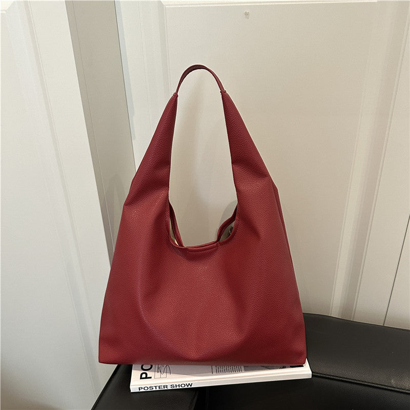 Modern Minimalist Leather Tote Bag