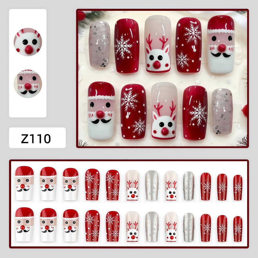 Artificial Christmas Art Nails Stornfield 1787298982