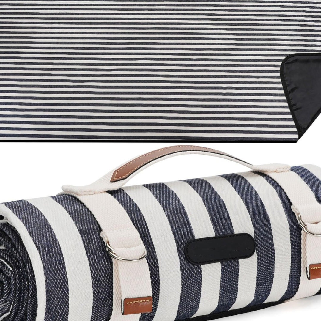 Unisex Picnic blanket with water-repellent underside and carrying handle Stornfield