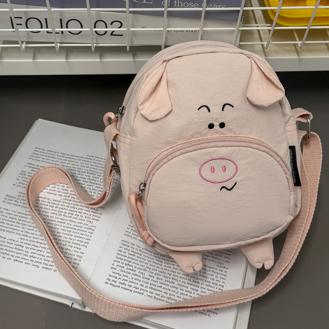 Cute Cartoon Pig-Themed Crossbody Bag Stornfield