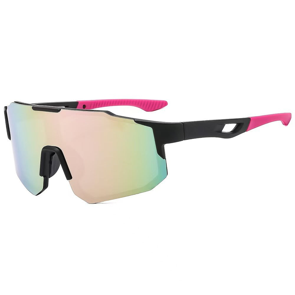 Unisex nan sporty bicycle sunglasses with a one-piece visor, UV protection and non-slip nose pads Stornfield