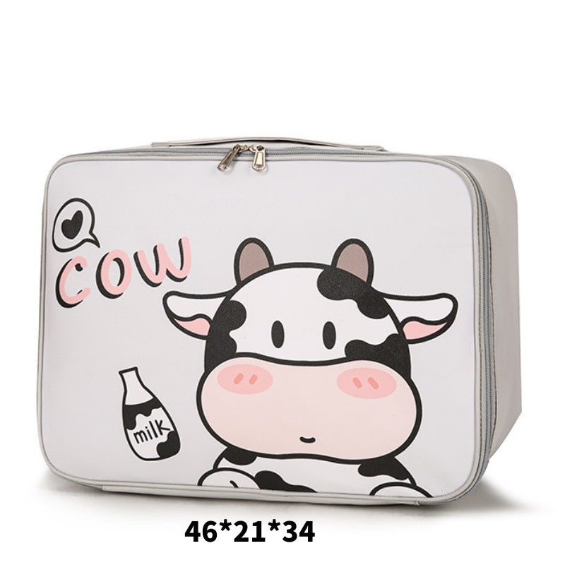 Cartoon Cat-Themed Travel Organizer
